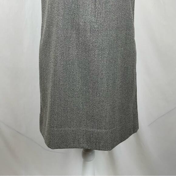 Anthropologie Generra 100% Wool Tweed Neutral Minimalist Dress NWOT Size 4 - Picture 4 of 12